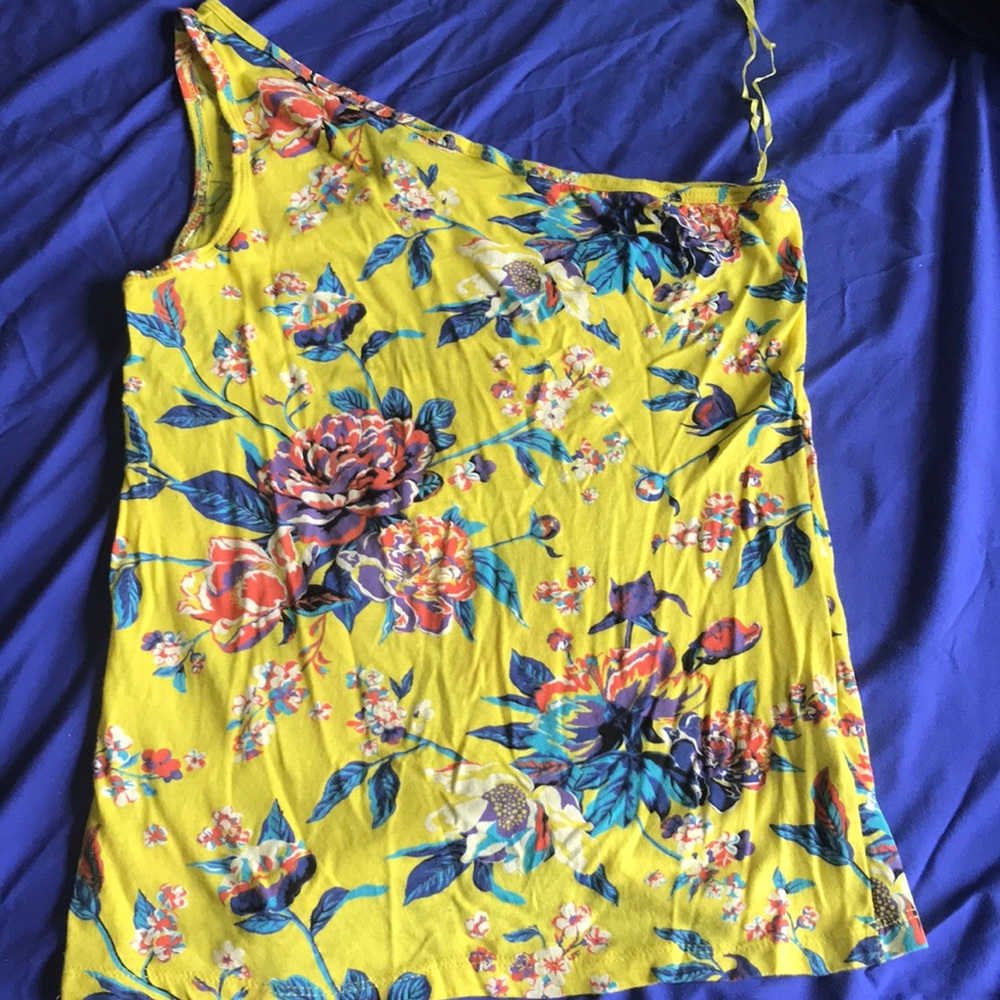 One shoulder tank top